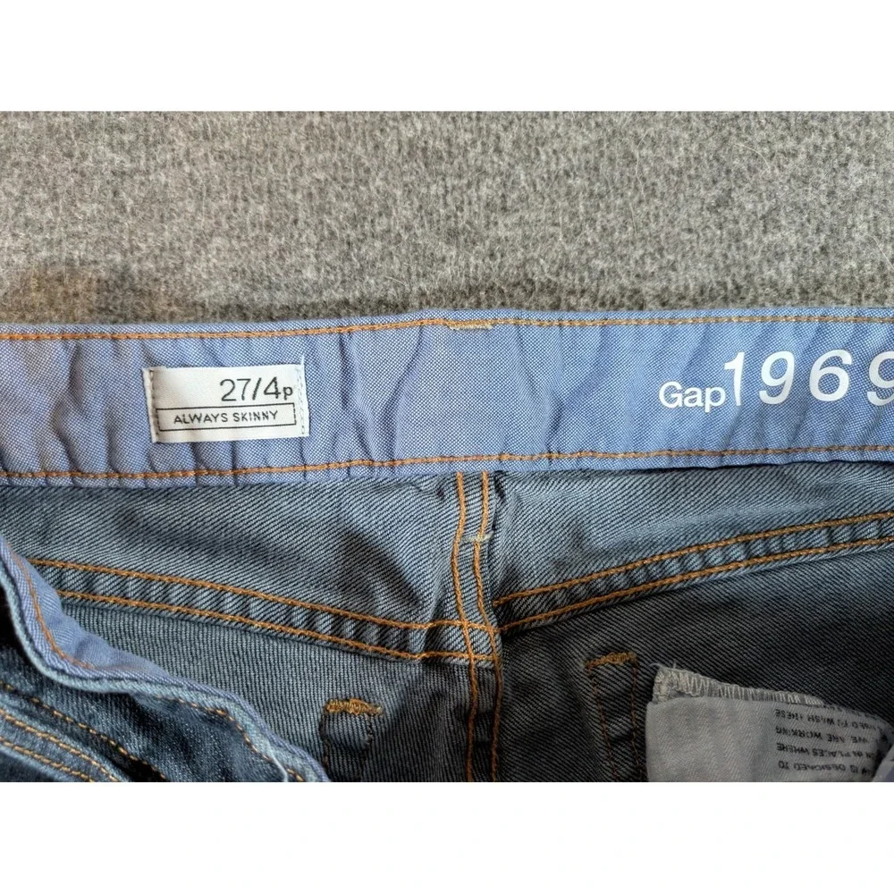Gap Jeans Women's 1969 Always Skinny 27/4P  Blue Dark Wash Stretch‎